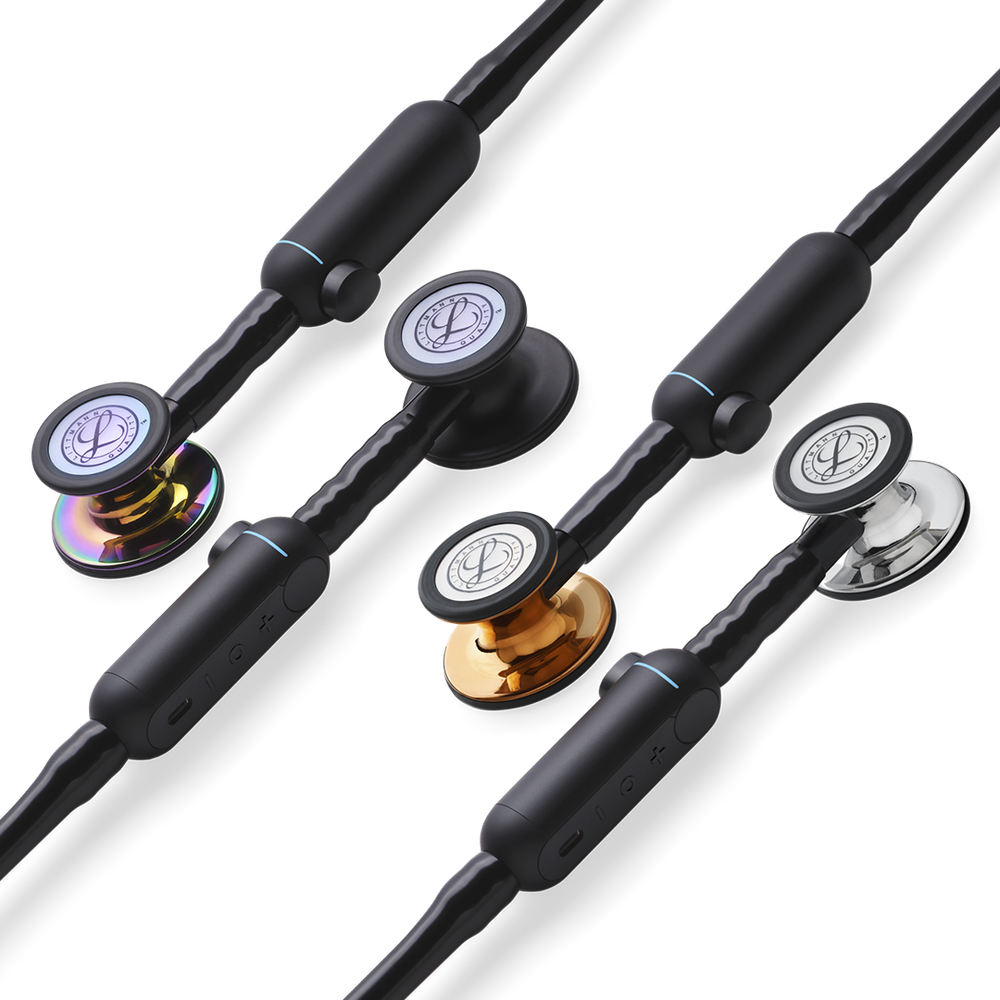 3M™ Littmann CORE Digital stethoscopes in all 4 colors, Black, Rainbow, Copper, and Mirror